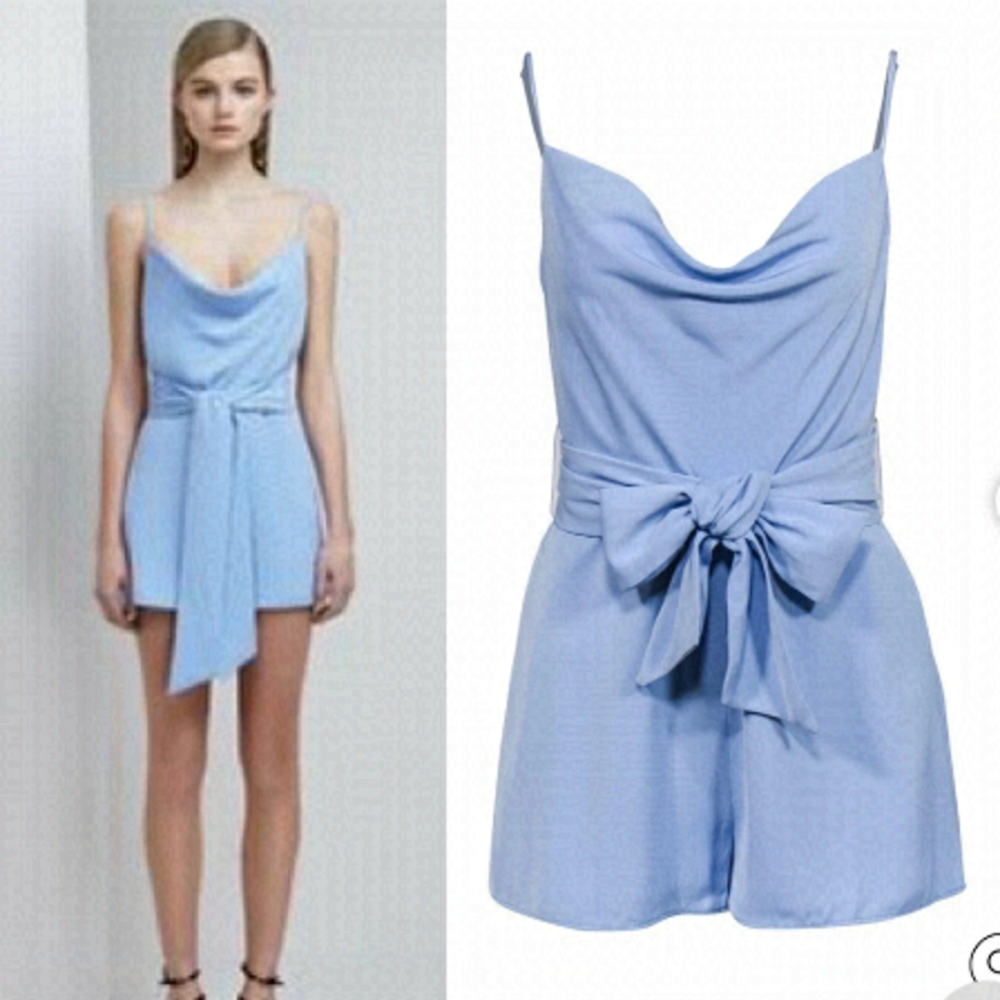 KEEPSAKE - Baby Blue Sleeveless Romper Sz XS